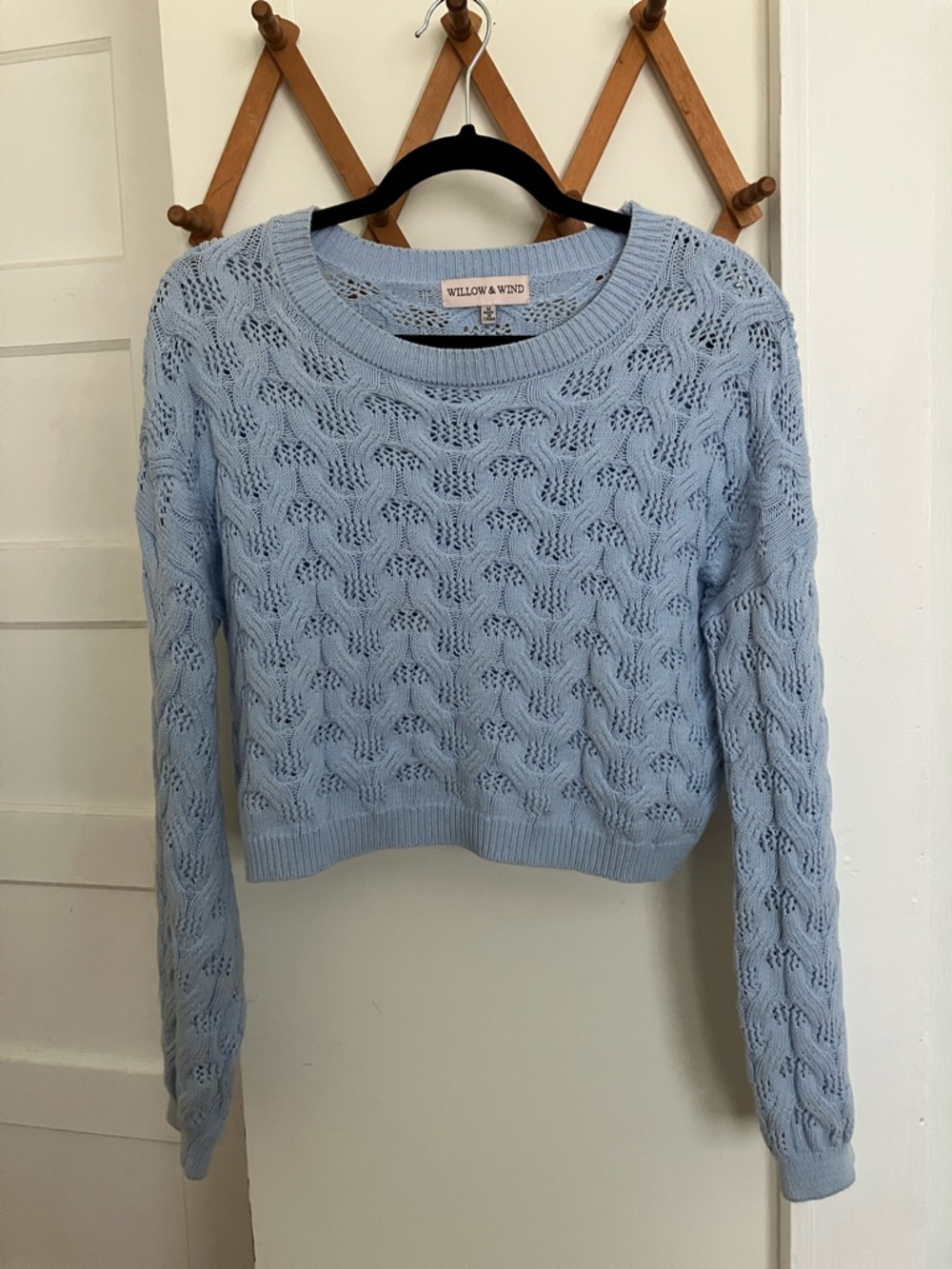 Willow & Wind Sky-Blue knit Sweater